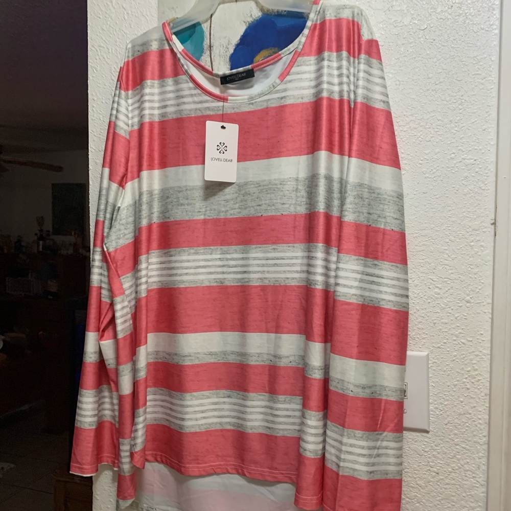 Summery Satiny Long Sleeve Blouse